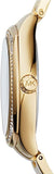 Buy Shop Michael Kors Byrn Quartz Gold Dial Gold Steel Strap Watch For Women - MK6134 USA Online