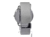 Buy Shop Calvin Klein Minimal Silver Dial Silver Mesh Bracelet Watch for Men - K3M21126 USA Online