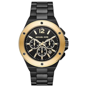 Buy Shop Michael Kors Lennox Chronograph Black Dial Black Steel Strap Watch For Men - MK8941 USA Online