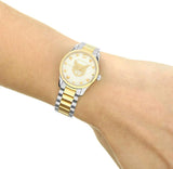 Buy Shop Gucci G Timeless Quartz Mother of Pearl Dial Two Tone Steel Strap Watch For Women - YA1265012 USA Online