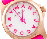 Buy Shop Marc Jacobs Henry White Dial Pink Leather Strap Watch for Women - MBM1237 USA Online