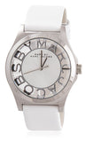 Buy Shop Marc Jacobs Henry Skeleton White Dial White Leather Strap Watch for Women - MBM1241 USA Online