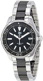 Buy Shop Tag Heuer Aquaracer Quartz Diamonds Black Dial Two Tone Steel Strap Watch for Women - WAY131G.BA0913 USA Online