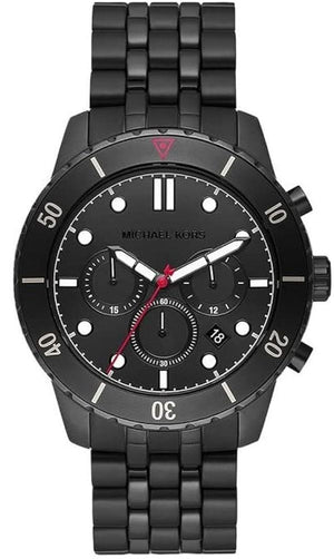 Buy Shop Michael Kors Cunningham Chronograph Black Dial Black Steel Strap Watch For Men - MK8965 USA Online
