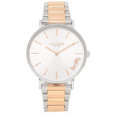 Buy Shop Coach Perry Silver Dial Two Tone Steel Strap Watch for Women - 14503346 USA Online