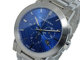 Burberry The City Blue Dial Silver Steel Strap Watch for Men - BU9363