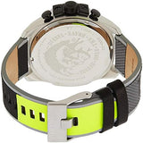 Buy Shop Diesel Mega Chief Chronograph Black Dial Grey Nylon Strap Watch For Men - DZ4523 USA Online