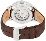 Buy Shop Fossil Townsman Automatic White Dial Brown Leather Strap Watch for Men - ME3064 USA Online