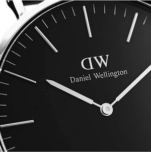 Buy Shop Daniel Wellington Classic Bayswater Black Dial Black NATO Strap Watch For Women - DW00100282 USA Online