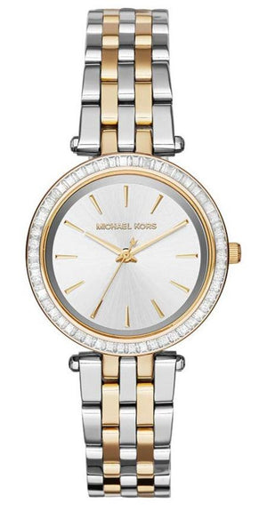 Buy Shop Michael Kors Darci Silver Dial Two Tone Steel Strap Watch for Women - MK3405 USA Online