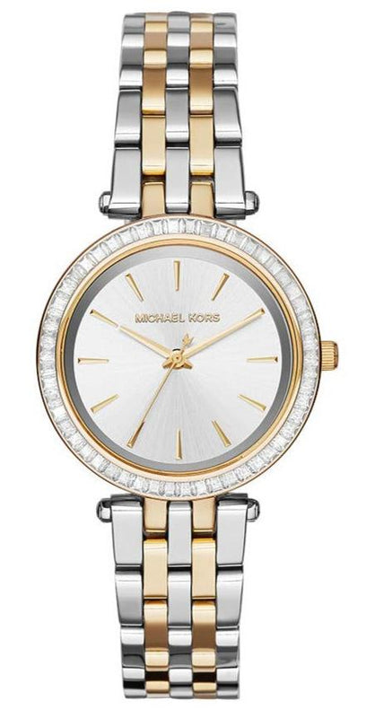 Buy Shop Michael Kors Darci Silver Dial Two Tone Steel Strap Watch for Women - MK3405 USA Online