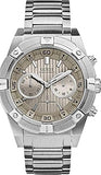 Buy Shop Guess Jolt Chronograph Grey Dial Silver Steel Strap Watch for Men - W0377G1 USA Online
