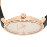Buy Shop Michael Kors Pyper Three Hand White Dial Black Leather Strap Watch For Women - MK2835 USA Online