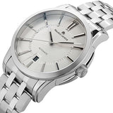 Maurice Lacroix Pontos Date Automatic Silver Dial Silver Steel Strap Watch For Men - PT6148-SS002-130