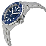 Buy Shop Tag Heuer Aquaracer Blue Dial Quartz Silver Steel Strap Watch for Men - WAY111C.BA0928 USA Online