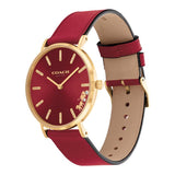 Buy Shop Coach Perry Red Dial Red Leather Strap Watch for Women - 14503852 USA Online