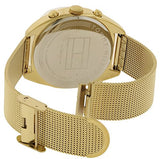 Buy Shop Tommy Hilfiger Mia Gold Dial Gold Mesh Bracelet Watch for Women - 1781488 USA Online