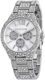 Buy Shop Michael Kors Camille Multifunction Crystals Silver Dial Silver Steel Strap Watch for Women - MK6957 USA Online