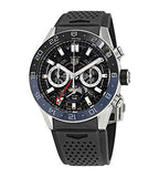 Buy Shop Tag Heuer Carrera Automatic Chronograph Steel & Ceramic Black Dial Black Rubber Strap Watch for Men - CBG2A1Z.FT6157 USA Online