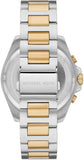 Buy Shop Michael Kors Brecken Chronograph White Dial Two Tone Steel Strap Watch For Men - MK9064 USA Online