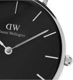 Buy Shop Daniel Wellington Classic Petite Bristol Black Dial Brown Leather Strap Watch For Women - DW00100177 USA Online