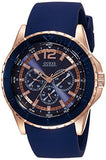 Buy Shop Guess Maverick Blue Dial Blue Rubber Strap Watch for Men - W0485G1 USA Online