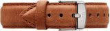 Buy Shop Daniel Wellington Dapper Durham Analog White Dial Brown Leather Strap Watch For Women - DW00100114 USA Online