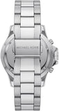 Buy Shop Michael Kors Everest Chronograph Black Dial Silver Steel Strap Watch For Men - MK8977 USA Online