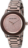 Buy Shop Michael Kors Kinley Brown Dial Brown Steel Strap Watch for Women - MK6245 USA Online