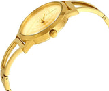 Guess Lola Quartz Gold Dial Gold Steel Strap Watch For Women - W1145L3