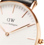 Buy Shop Daniel Wellington Classic Cornwall White Dial Black Nylon Strap Watch For Men - DW00100257 USA Online