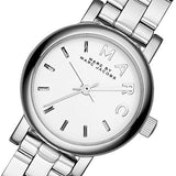 Buy Shop Marc Jacobs Baker White Dial Silver Steel Strap Watch for Women - MBM3246 USA Online