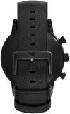 Buy Shop Emporio Armani Luigi Analog Blue Dial Black Leather Strap Watch For Men - AR11351 USA Online