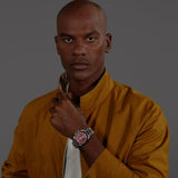 Buy Shop Hugo Boss Strike Red Dial Silver Steel Strap Watch for Men - 1514174 USA Online