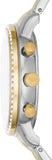 Buy Shop Fossil Neutra Chronograph Mother of Pearl White Dial Two Tone Steel Strap Watch for Women - ES5216 USA Online