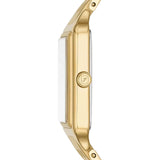 Buy Shop Fossil Raquel Three Hand Date White Dial Gold Steel Strap Watch For Women - ES5220 USA Online