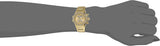 Guess Fusion Chronograph Gold Dial Gold Steel Strap Watch for Women - GW0552L2