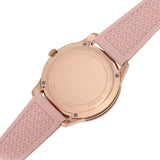 Buy Shop Michael Kors Runway Three Hand Crystal Pave Dial Pink Rubber Strap Watch For Women - MK6854 USA Online