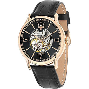 Buy Shop Maserati Epoca Automatic Skeleton Mechanical Black Watch For Men - R8821118001 USA Online