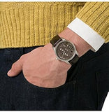 Buy Shop Fossil Twist Chronograph Multifunction Taupe Dial Brown Leather Strap Watch for Men - ME1098 USA Online