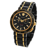 Buy Shop Versace V Extreme Pro Two Tone Dial Stainless Steel Strap Watch for Men - VCN040017 USA Online
