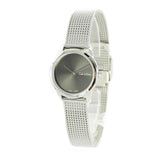 Buy Shop Calvin Klein Minimal Grey Dial Silver Mesh Bracelet Watch for Women - K3M231Y3 USA Online