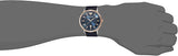 Buy Shop Emporio Armani Renato Analog Blue Dial Black Leather Strap Watch For Men - AR2506 USA Online