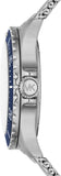 Buy Shop Michael Kors Everest Quartz Blue Dial Silver Mesh Bracelet Watch For Men - MK9082 USA Online