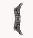 Buy Shop Fossil Garrett Chronograph Grey Dial Grey Steel Strap Watch for Men - FS5621 USA Online