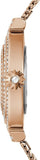 Buy Shop Guess Dream Crystals Rose Gold Dial Rose Gold Mesh Bracelet Watch For Women - GW0550L3 USA Online