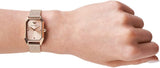Buy Shop Emporio Armani Joy Quartz Rose Gold Dial Rose Gold Mesh Bracelet Watch For Women - AR11347 USA Online