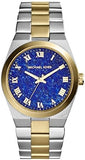 Buy Shop Michael Kors Channing Blue Dial Two Tone Steel Strap Watch For Women - MK5893 USA Online