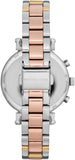 Buy Shop Michael Kors Sofie Chronograph White Dial Two Tone Steel Strap Watch For Women - MK6688 USA Online