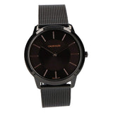 Buy Shop Calvin Klein Minimal Black Dial Black Mesh Bracelet Watch for Men - K3M21421 USA Online